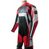 RTX Raptor Pro Red Motorcycle Leather Biker Suit